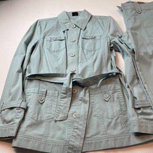 Tribal Suit Jacket and Cropped Pants NWTS